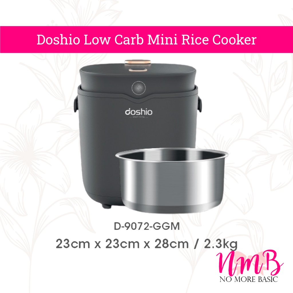 Jual Doshio Low Carbo Mini Rice Cooker Penanak Nasi Rendah Karbohidrat