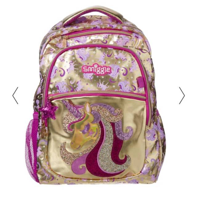 Jual Smiggle unicorn gold backpack Shopee Indonesia
