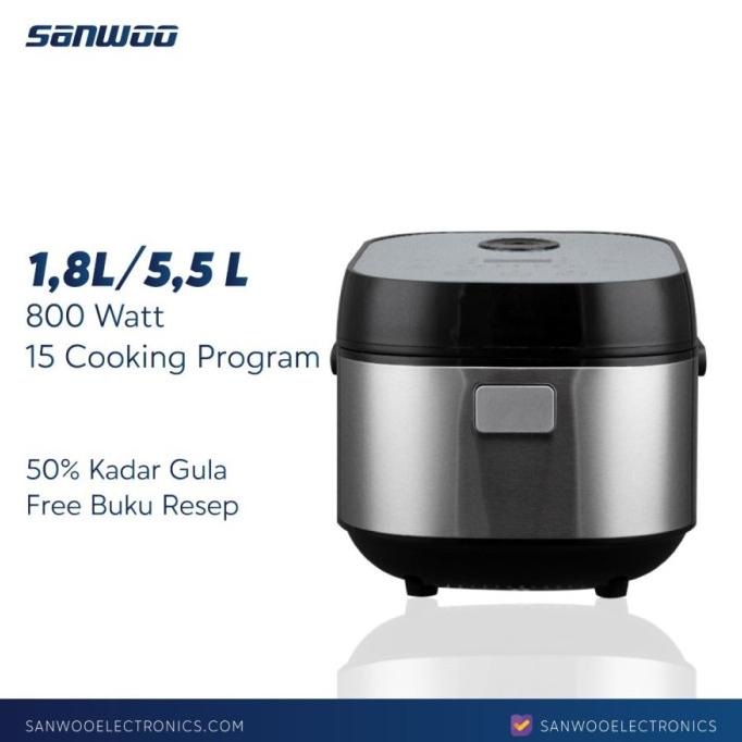 Jual _^_^_^] Sanwoo Multifunction Low Sugar Rice Cooker Shopee Indonesia