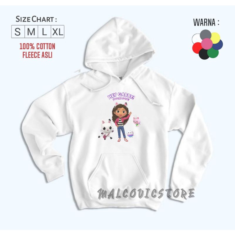 Jual Sweater Hoodie Anak Perempuan Gabby's Dollhouse/Hoodie Jumper Anak