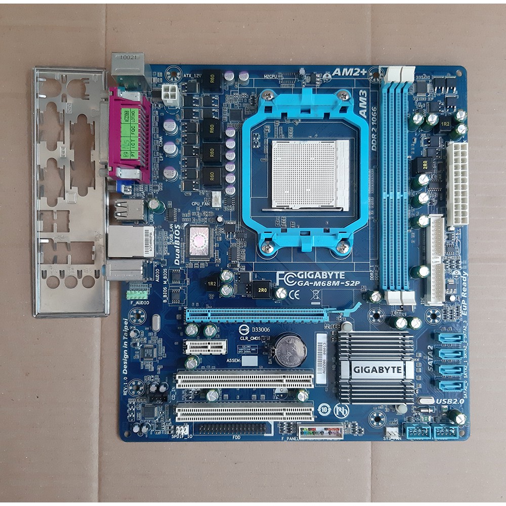 Jual Gigabyte GA M68M S2P Motherboard Gigabyte Amd Am2 Ddr2 Shopee