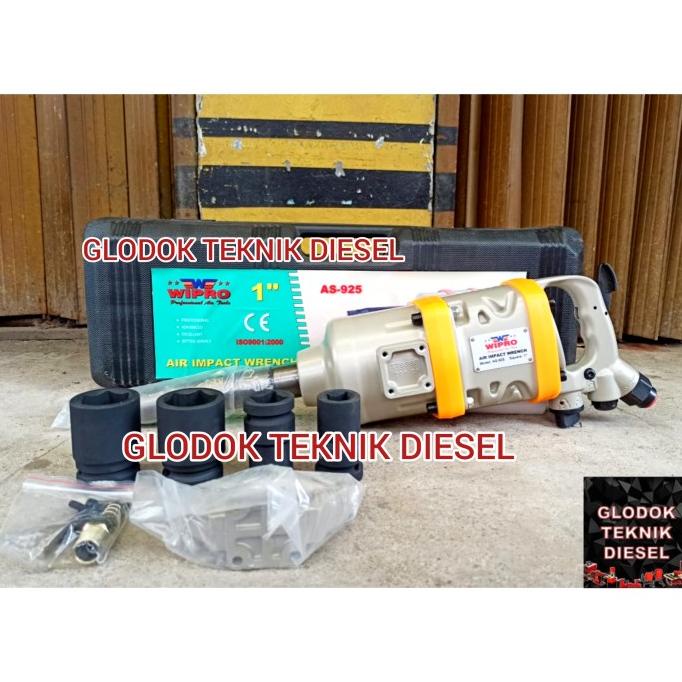 Jual Air Impact Wrench Heavy Duty 1 Inch Wipro As925 Original Terbaik