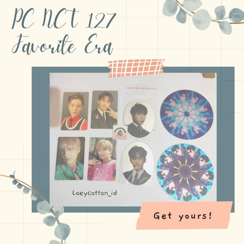 Jual PC NCT 127 FAVORITE CLASSIC CATHARSIS VER TAEYONG MARK HAECHAN