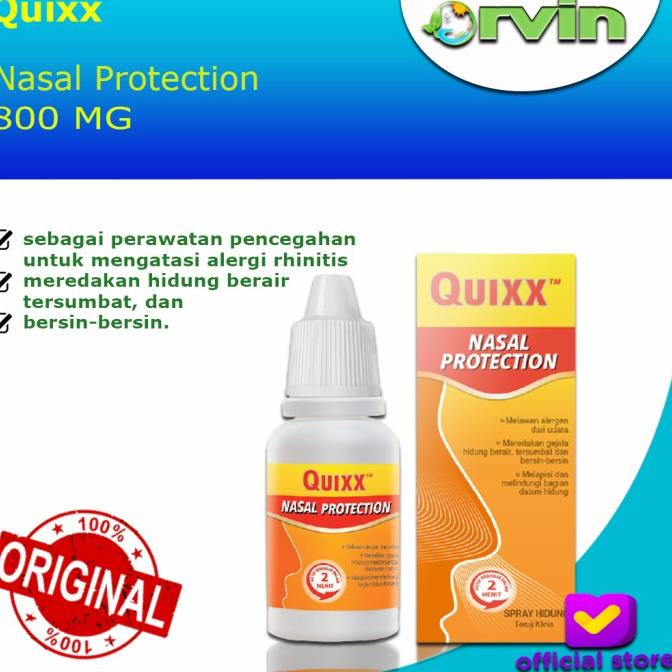 Jual Quixx Nasal Protection 800mg / Penyemprot Hidung / Nasal Spray
