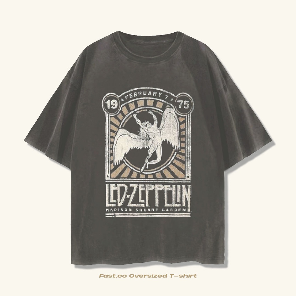 Jual Led Zeppelin Tshirt Kaos Band Led Zeppelin Oversize Vintage 90s
