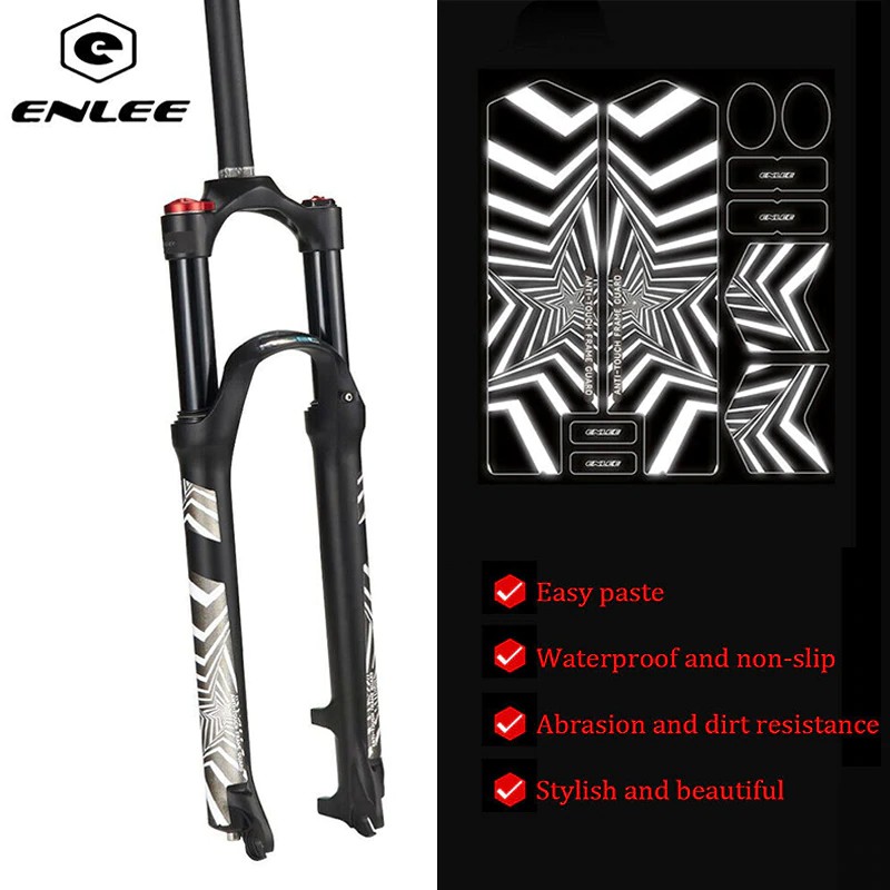 Jual IMPORT ENLEE Mountain Bike Fork Stickers MTB 3D Reflective