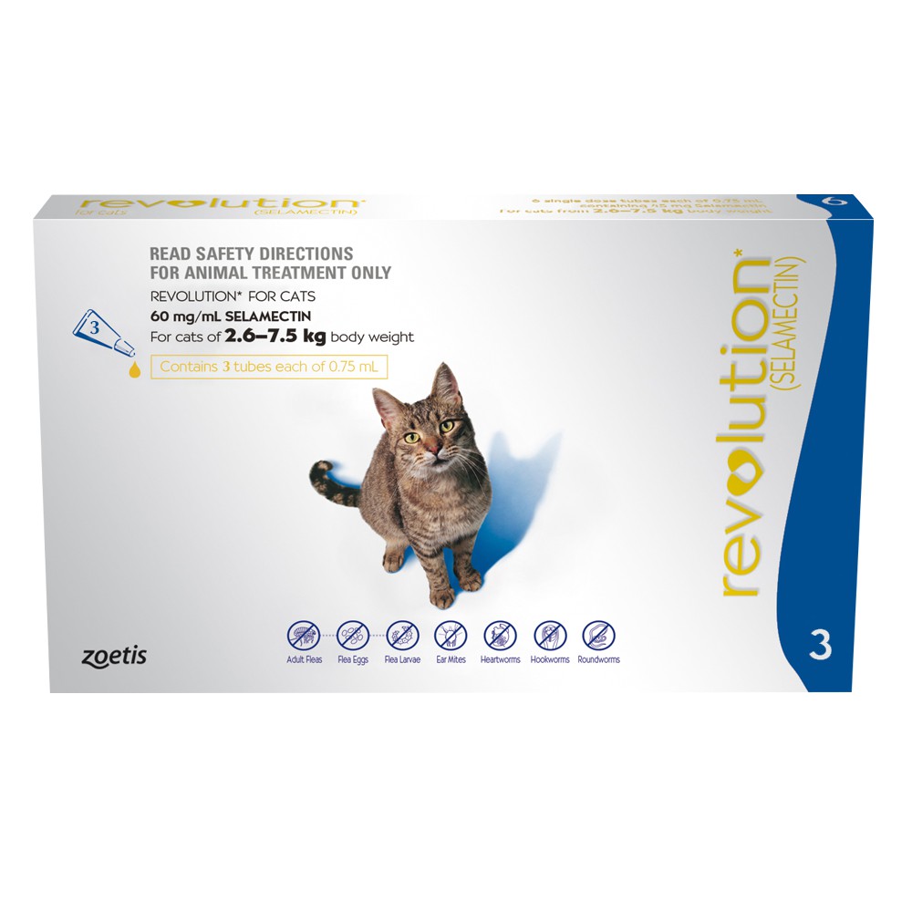 Jual Revolution Cat Obat Kutu Kucing Dewasa (berat kucing lebih dari 2
