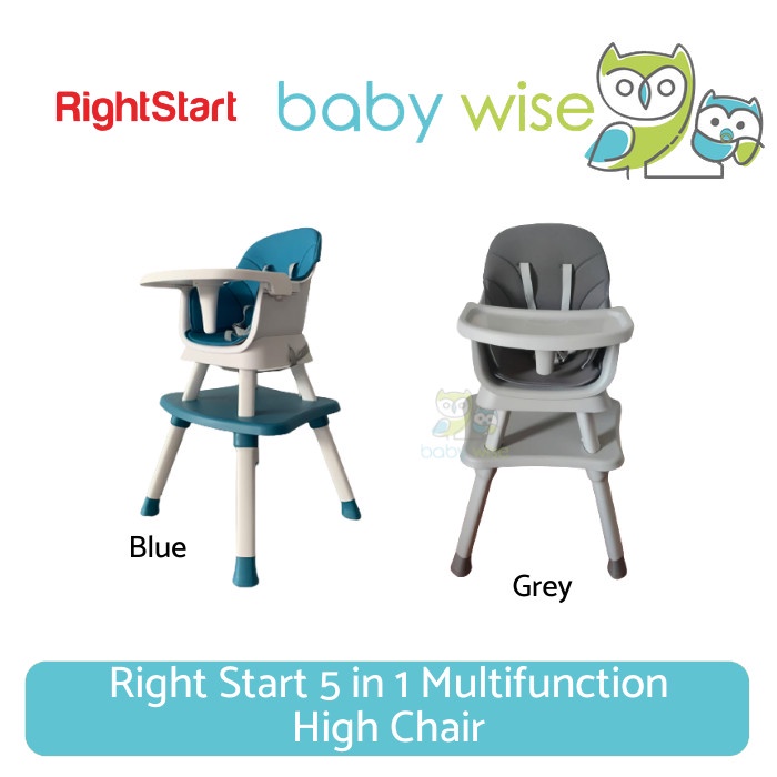 Jual Right Start HC2383 5 in 1 Multifunction High Chair Baby Chair