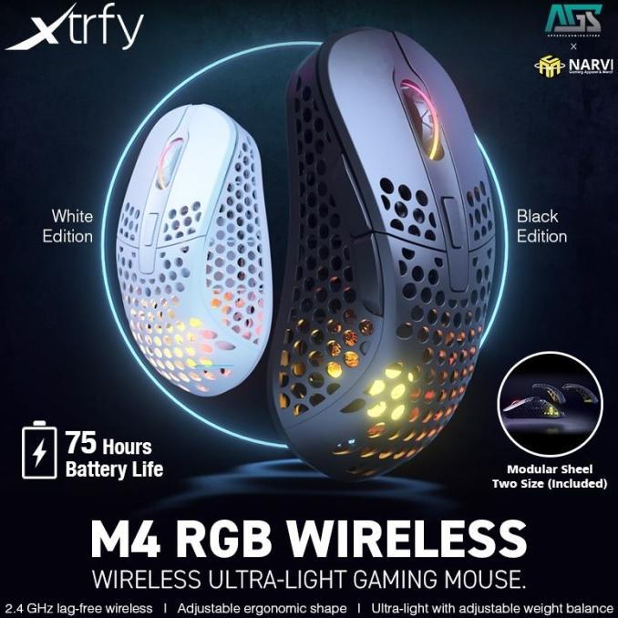 Jual Xtrfy M4 Rgb 2.4Ghz UltraLight Wireless Gaming Mouse Y8Xts27Du5 Shopee Indonesia