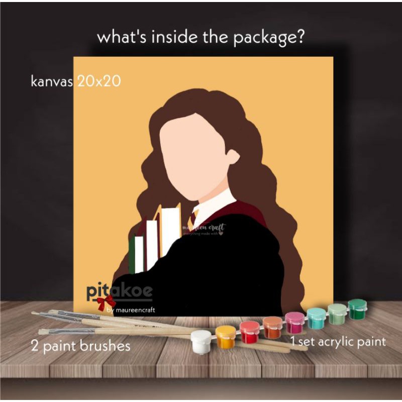 Jual PAINT BY NUMBER , Harry Potter Paint By Number , melukis DIY