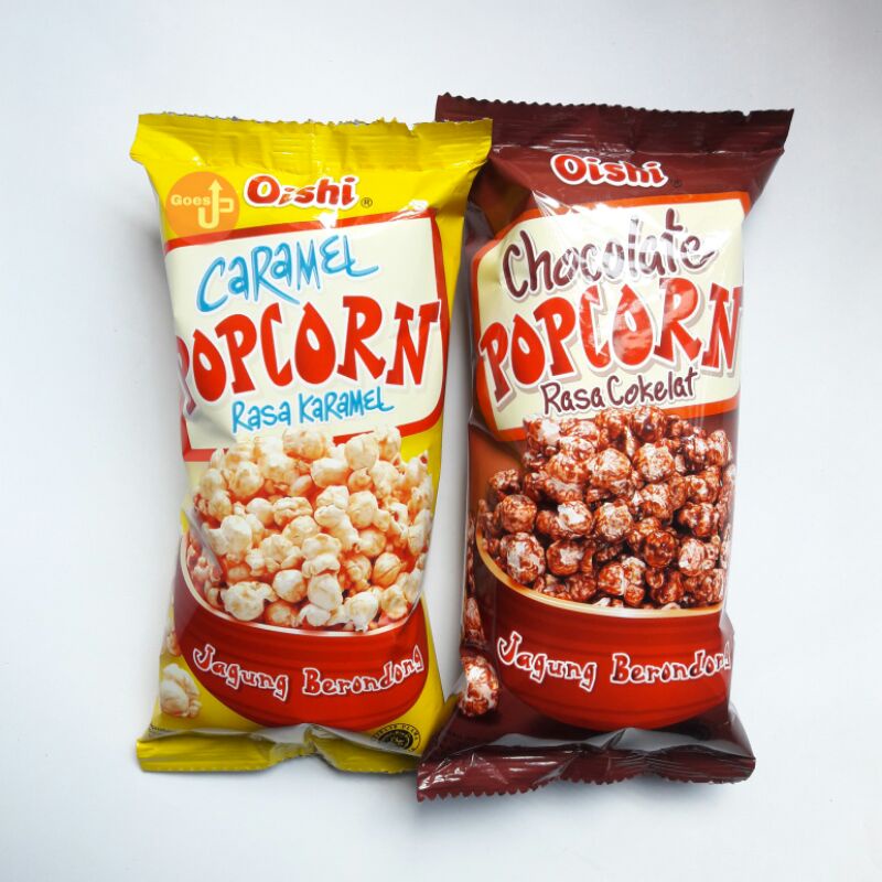 Jual Oishi Popcorn Caramel Chocolate Rasa Karamel Coklat Jagung