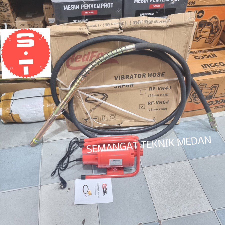Jual RFZNC1 MESIN SEMEN COR CONCRETE VIBRATOR BETON LISTRIK SET REDFOX