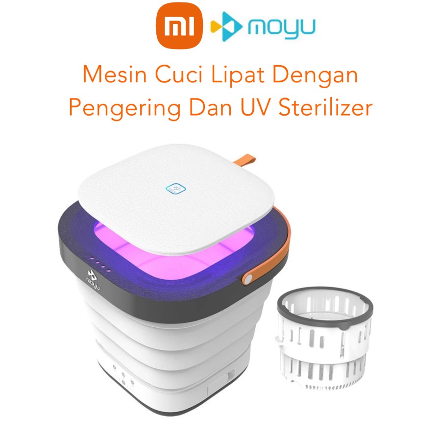 Jual Xiaomi Moyu Portable Washing Machine Mesin Cuci Lipat XPB08F2S