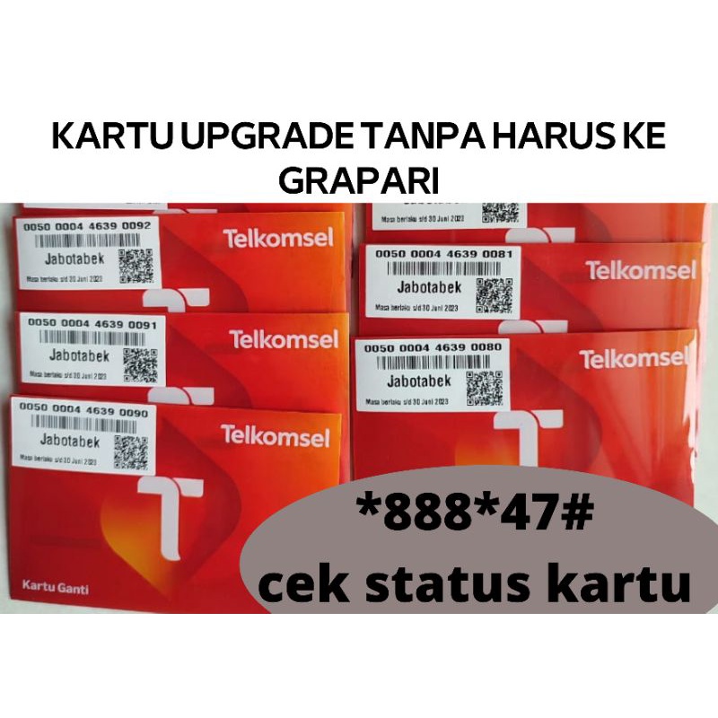Jual kartu upgrade Telkomsel ke 4g Shopee Indonesia