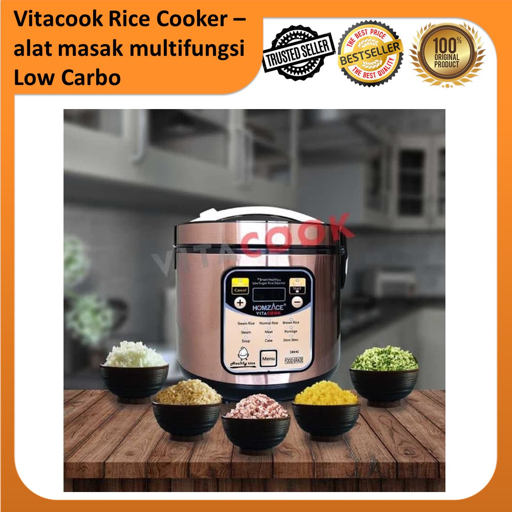 Jual Vitacook Low Carbo Rice Cooker Rendah Gula/Karbohidrat/Karbo/Carbo ORIGINAL Shopee Indonesia