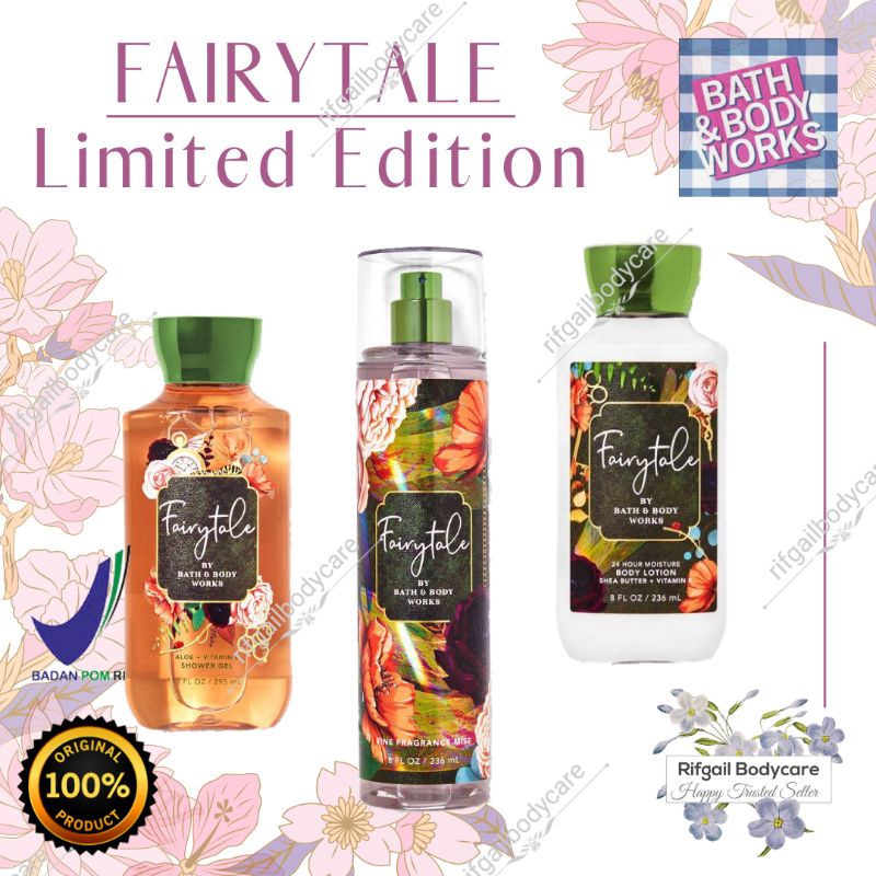 Jual Bath and Body Works FAIRYTALE Body Mist, Shower Gel, Lotion