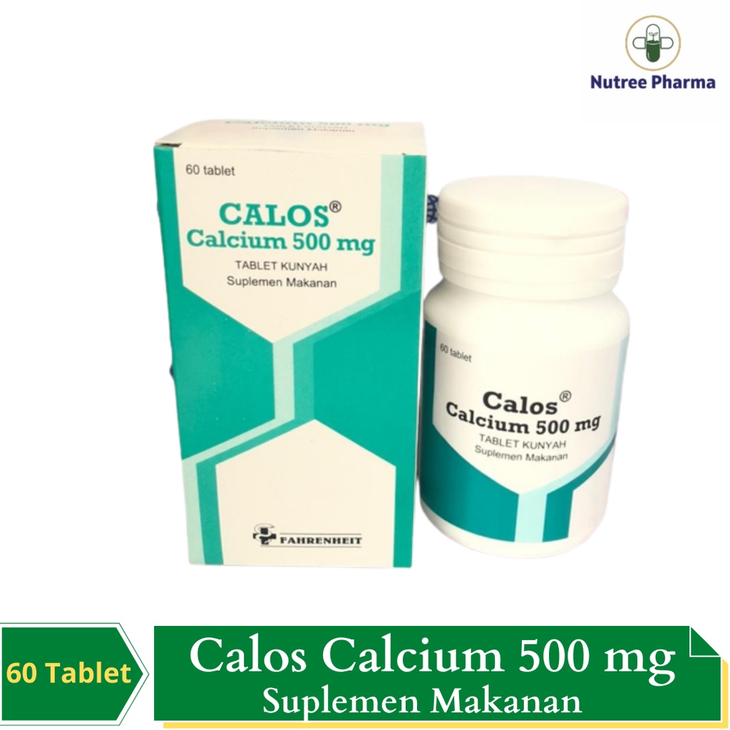 Jual ⚡MURAH & DIJAMIN ORI⚡ CALOS CALITOZ CALCIUM TABLET 500 MG ISI