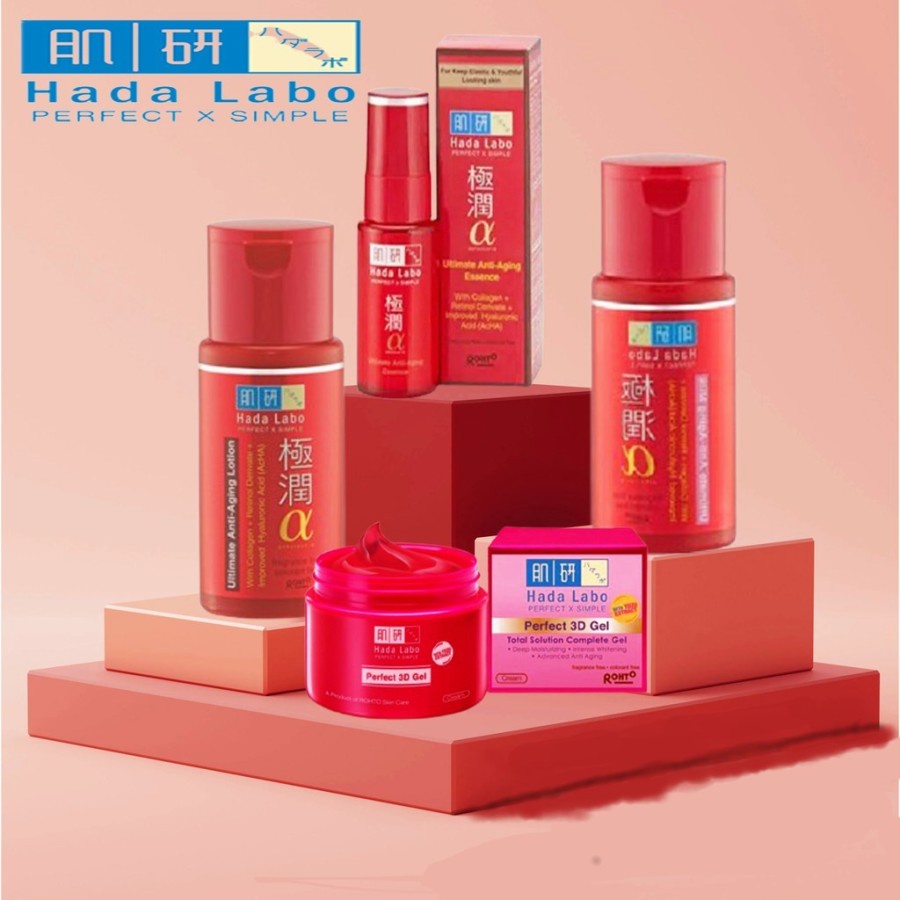Jual Hada Labo Gokujyun Ultimate Alpha Lotion / Milk / Essence Hada