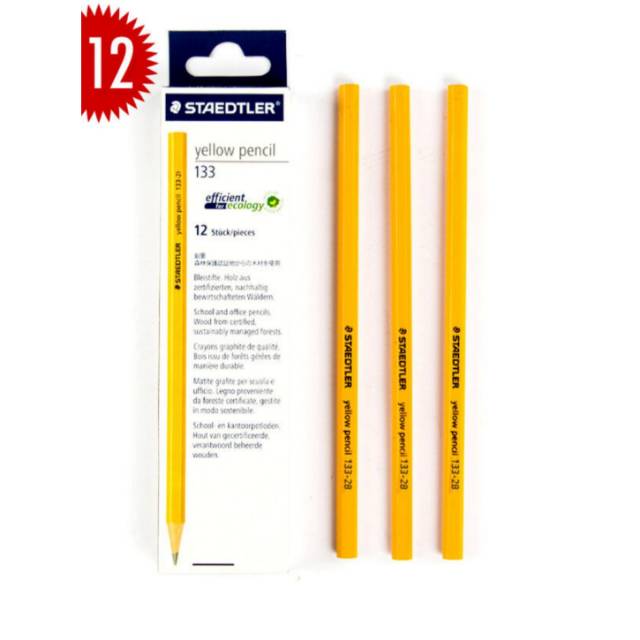 Jual Staedtler Yellow Pencil 2B ( 1ktk = 12 pc ) Shopee Indonesia