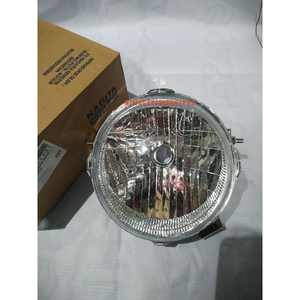 Jual Headlamp reflektor lampu depan Yamaha xride komplit rumah plus