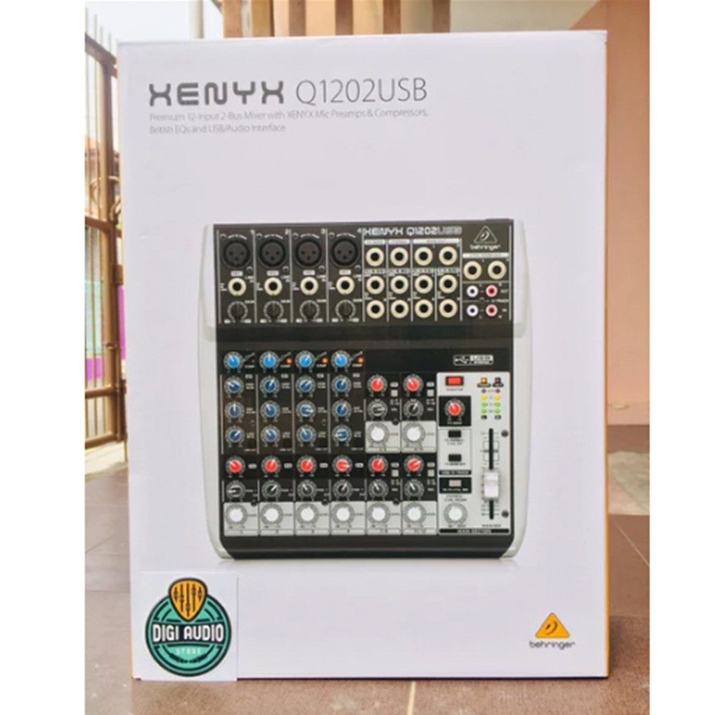 Jual Audio Mixer 12 Channel Behringer Xenyx Q1202USB USB Soundcard