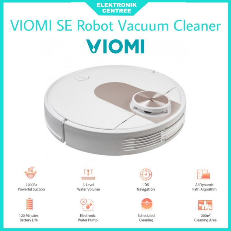 Jual VIOMI SE Robot Smart Vacuum Cleaner New Model From V2 Pro V3