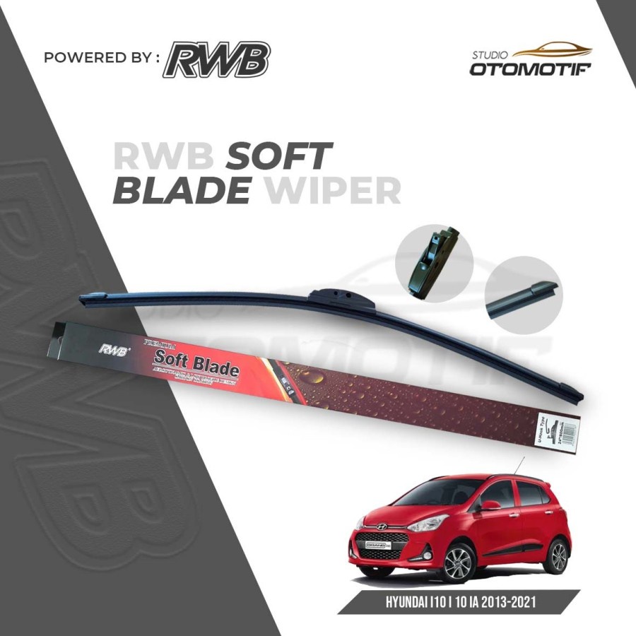 Jual RWB S52 WIPER HYUNDAI i10 i 10 IA 20132021 SOFT FRAMELESS