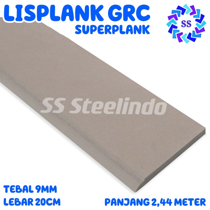 Jual PAPAN LISPLANK / LISPLANG GRC ASLI MODEL POLOSPROFIL (SUPERPLANK(03)