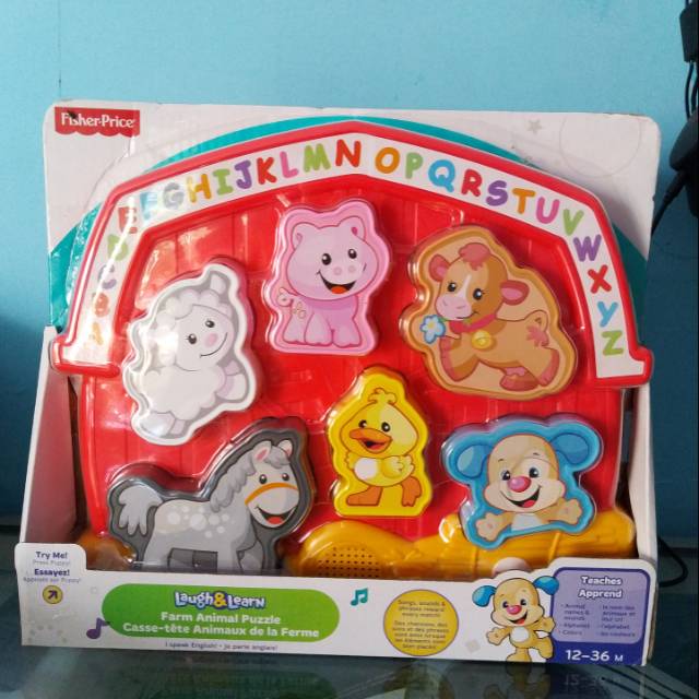 Jual Fisher Price Farm Animal Puzzle Shopee Indonesia
