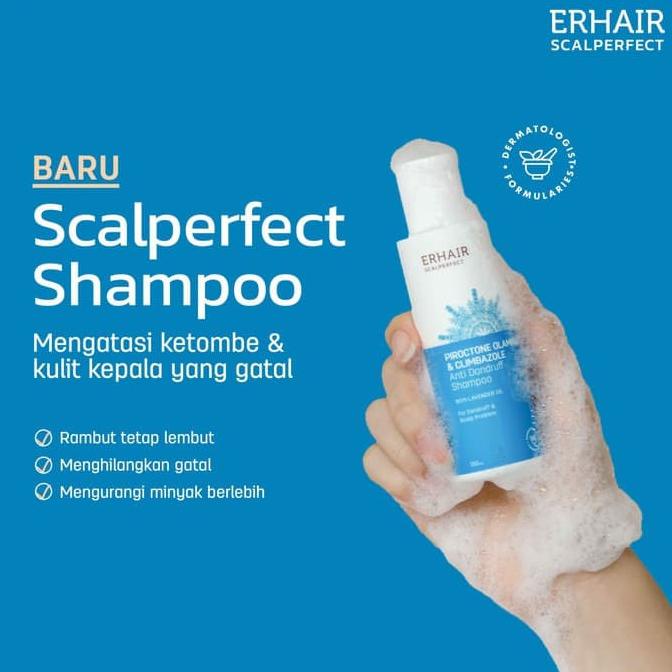 Jual ERHA SCALP CARE SHAMPOO, MENGATASI KETOMBE & DERMATITIS 100 ml Shopee Indonesia