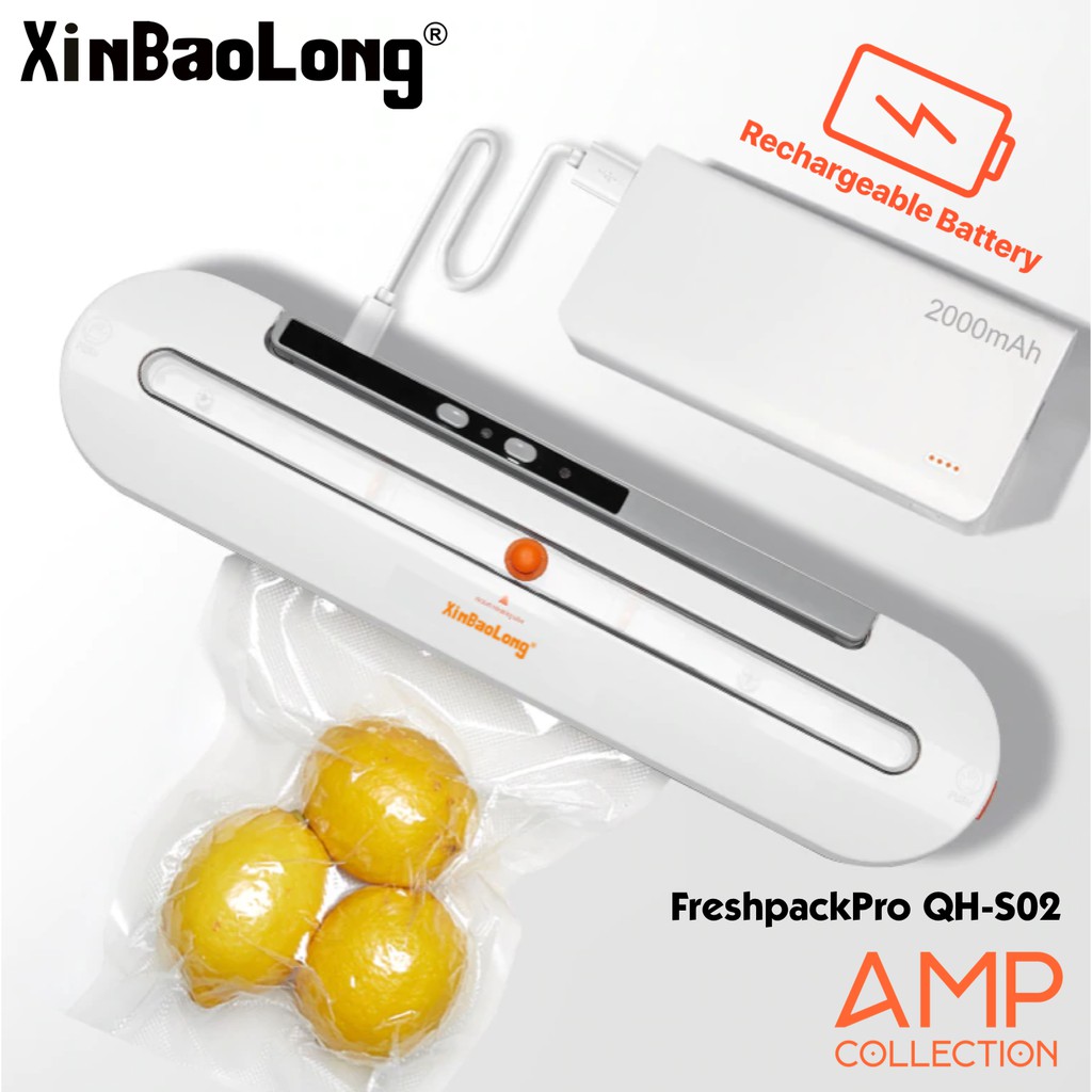 Jual [ Dijamin ORi ] FreshpackPro QH02 XinBaoLong Portable Food Vacuum