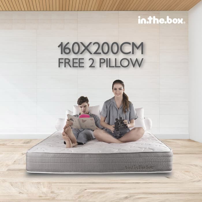 Jual Kasur Spring Bed In The Box Ukuran 160x200 (Queen) Shopee Indonesia