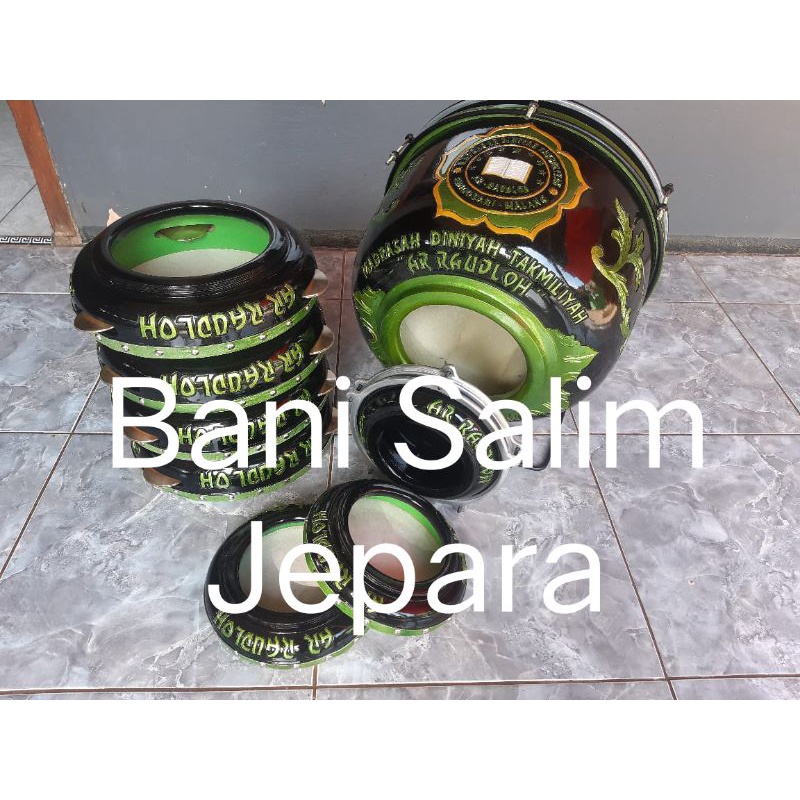 Jual Hadroh Ukir Set Tanpa Darbuka Bergaransi Free Tambah Nama Dan