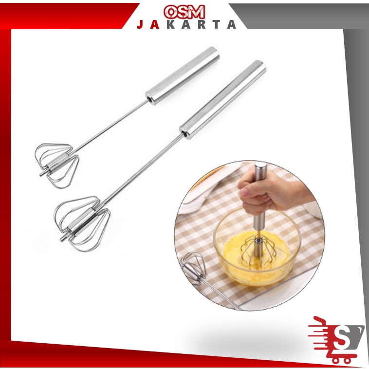 Jual OSM JKT H764 Hand Mixer / Pengocok Telur Stainless / Hand Mixer
