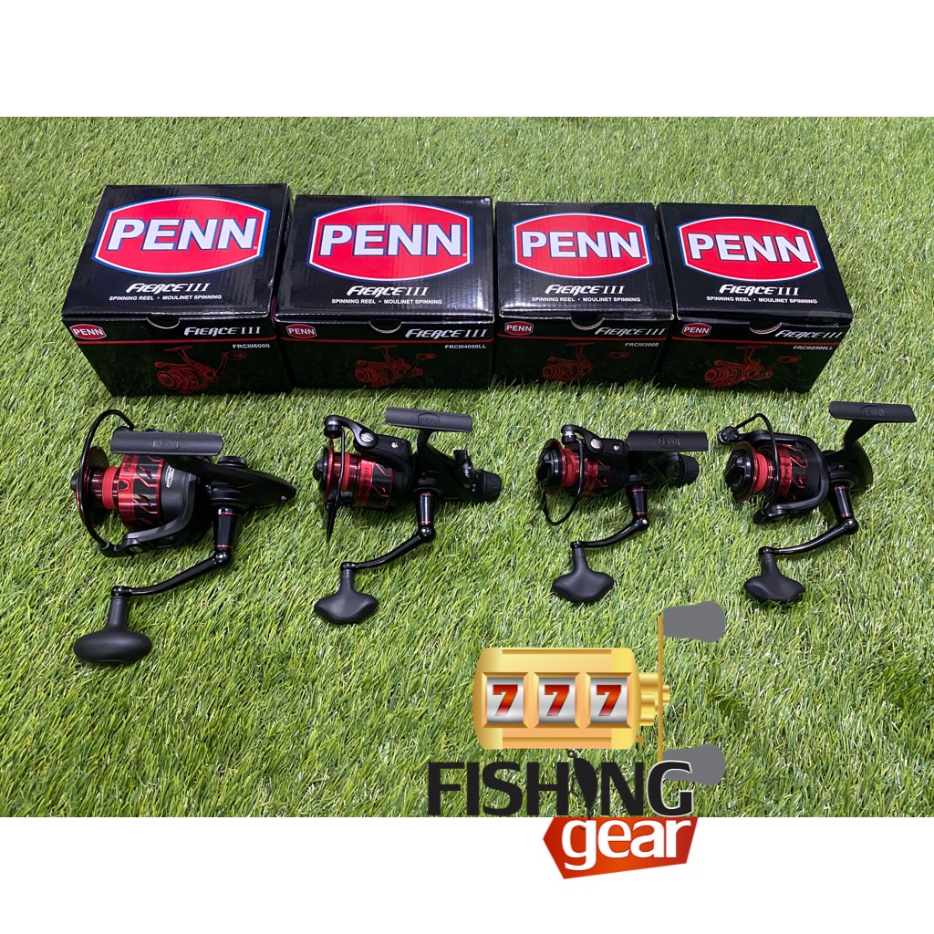 Jual PENN FIERCE III 1000-8000 & FIERCE III 2500LL-6000LL SPINNING REEL
