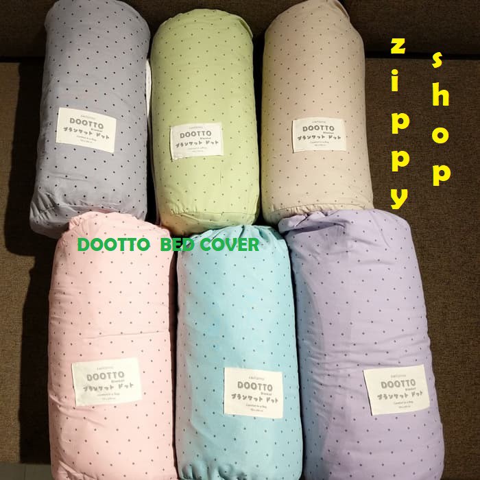 Jual Informa Bed Cover Dootto, Size 150x200, Corak polkadot kecil