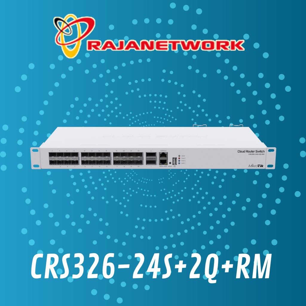 Jual Mikrotik Routerboard CRS326-24S+2Q+RM | Shopee Indonesia