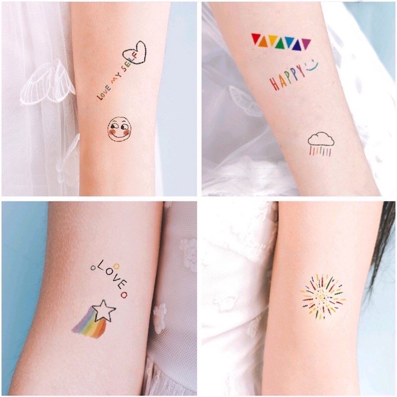 Jual TEMPORARY TATTOO STICKER WATER RESISTANT TATO TEMPORER TATTO