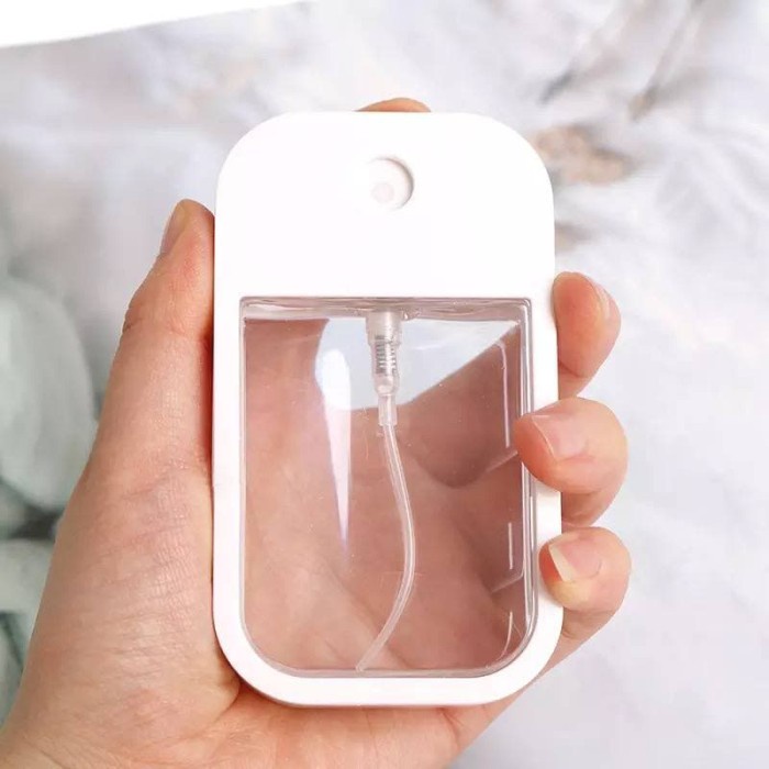 Jual Botol Spray Kotak 45ml Pocket Card Plastik Hand Sanitizer Parfum