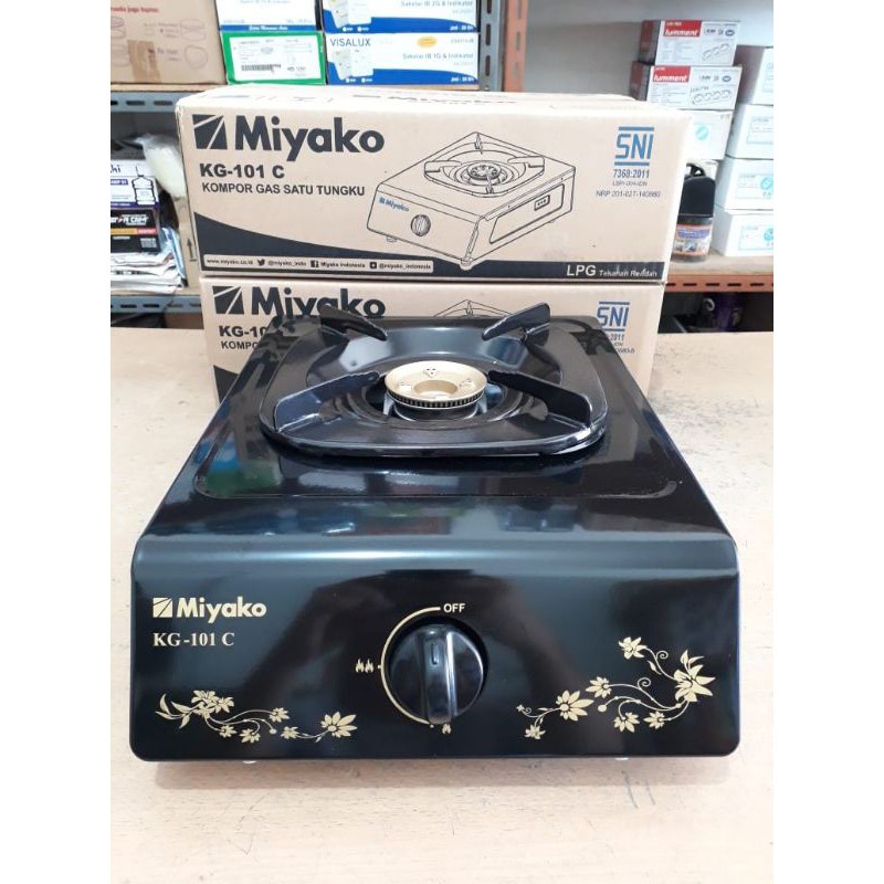 Jual Miyako Kompor Gas 1 tungku KG 101C 101 C Gas Stove KG101C Api Biru