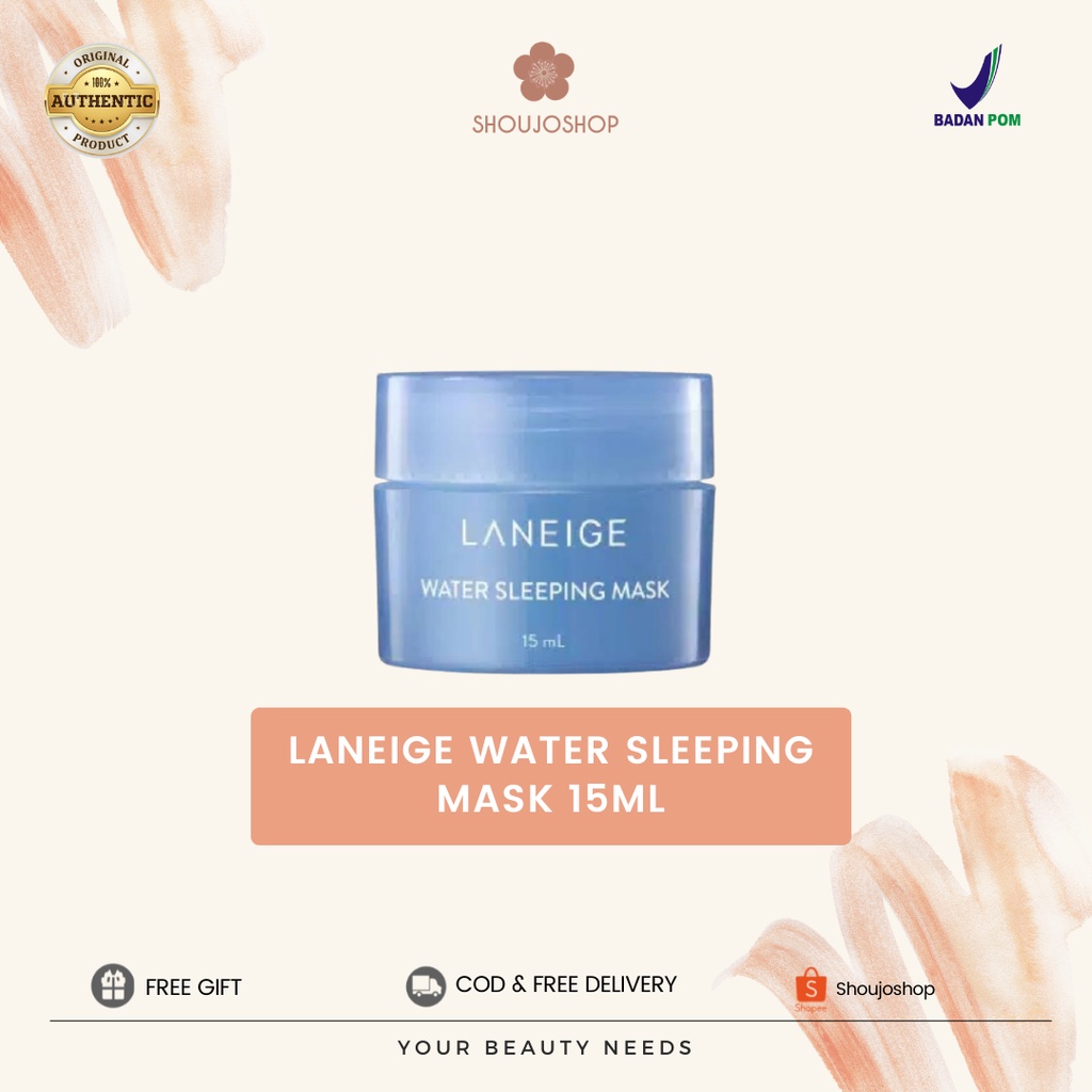Jual Laneige water sleeping mask travel size 15ml 100 ORIGINAL