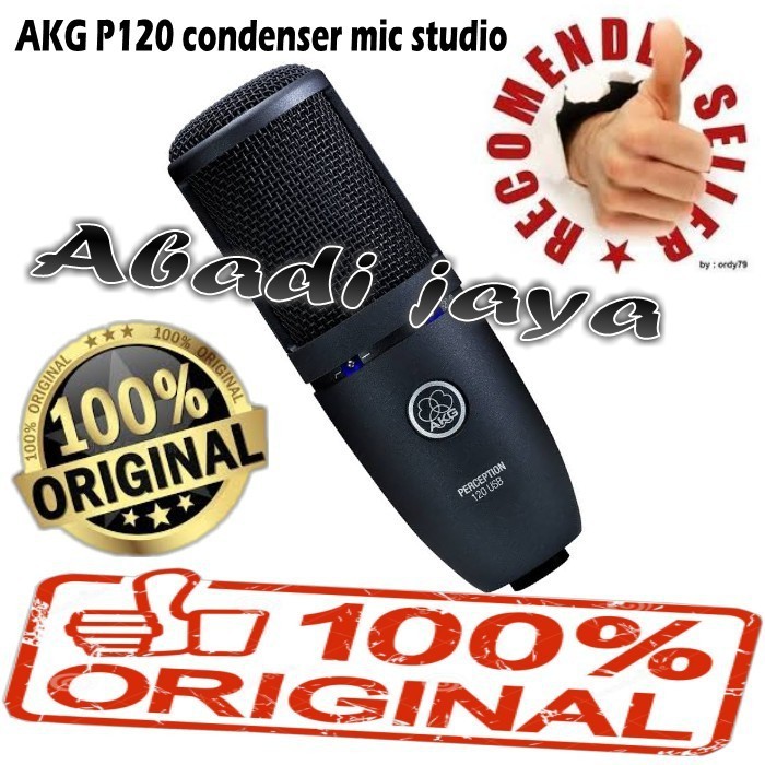 Jual Mic recording AKG P 120 condenser mic studio P120 AKG ORYGINAL