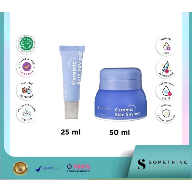 Jual SOMETHINC Ceramic Skin Saviour Moisturizer Gel Shopee Indonesia
