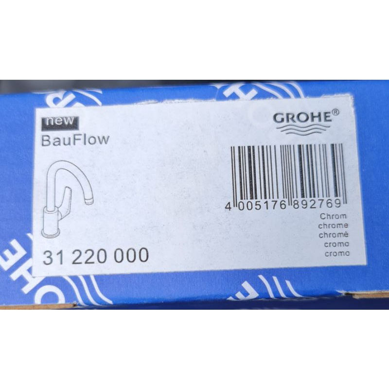 Jual GROHE BAUFLOW 31220000 KRAN SING COLD WATER ONLY 100 ORIGINAL