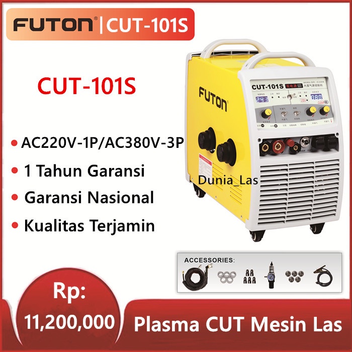 Jual FUTON CUT101S Mesin Las MMA Plasma CUT 101S 100A Welding Inverter