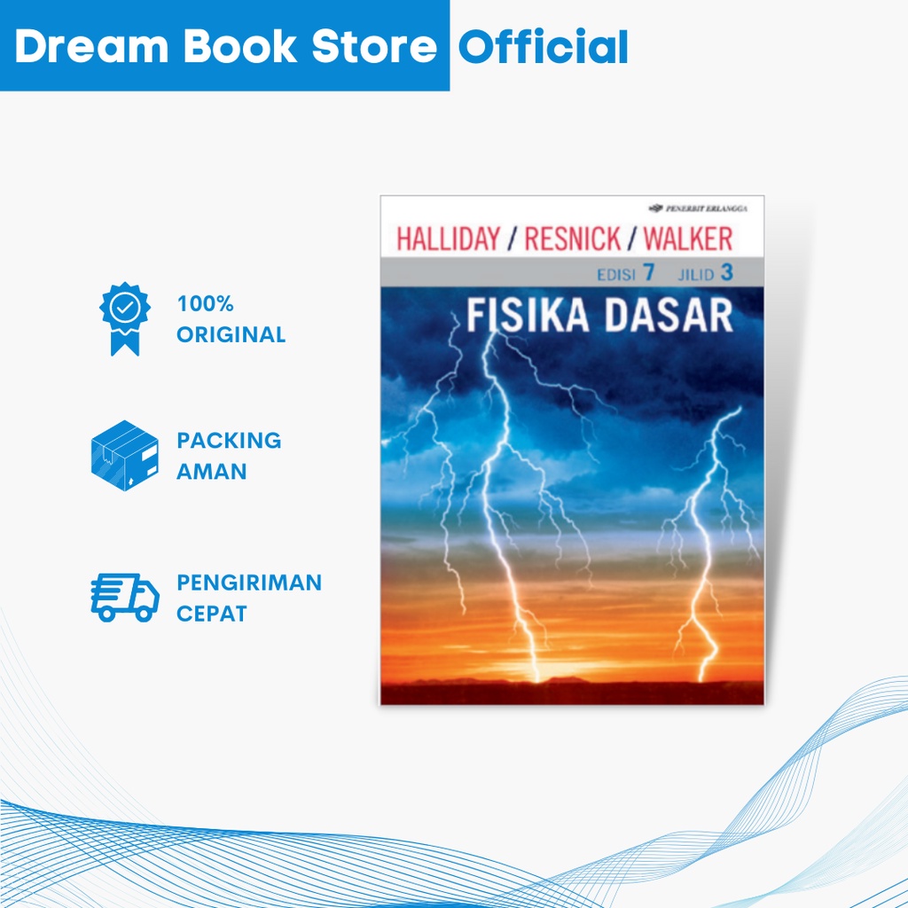 Jual Buku Fisika Dasar HALLIDAY, RESNICK & WALKER Jilid 3 Edisi 7