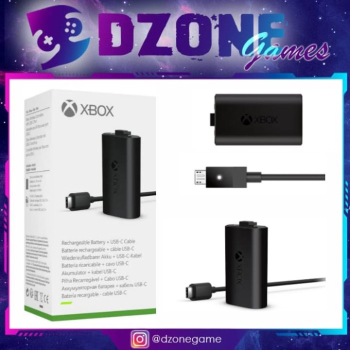 Jual XBOX Rechargeable Battery USB C Series X S Controller Shopee