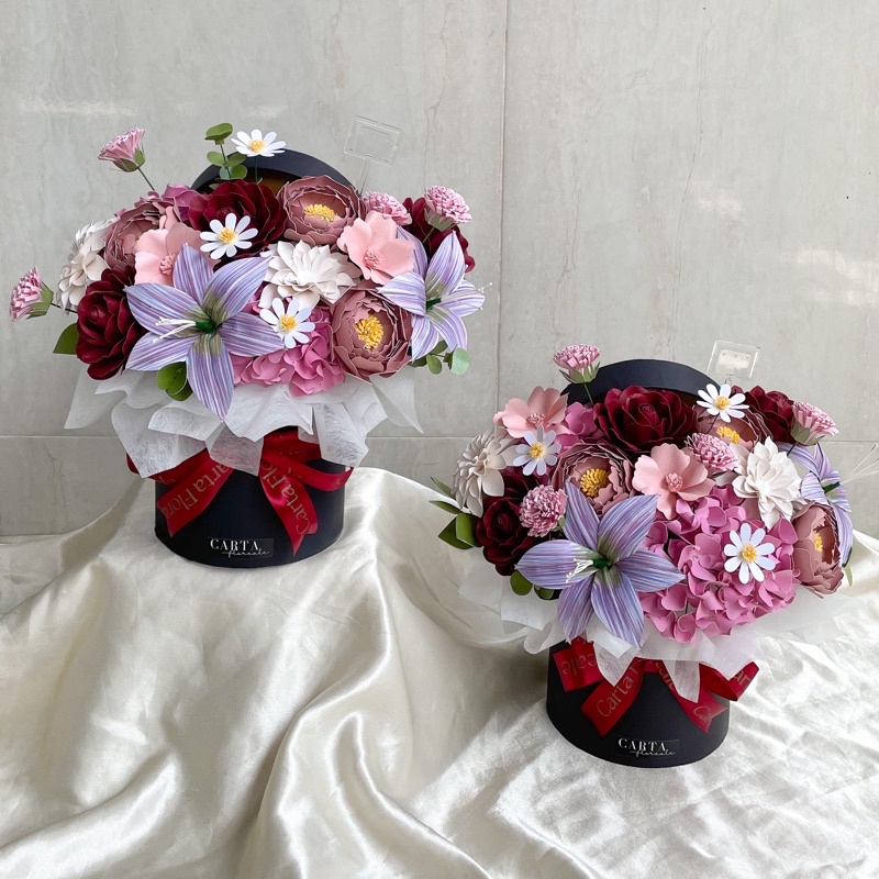 Jual Medium Bloombox Paper Flower Graduation Shopee Indonesia