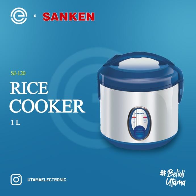 Jual SANKEN Rice Cooker Stainless 1 Liter SJ120 Shopee Indonesia