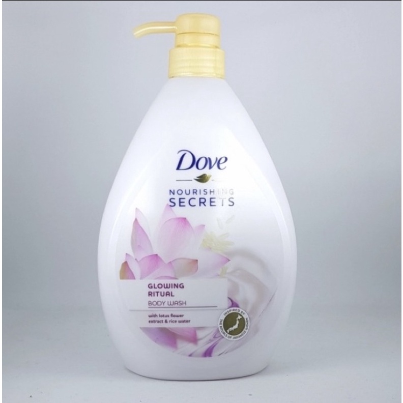 Jual Dove Glowing Ritual Body Wash Lotus flower and Rice (950ml